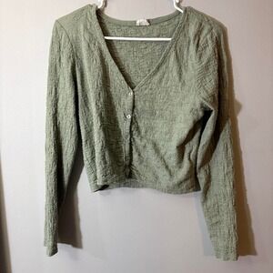 cotton on sage green blouse